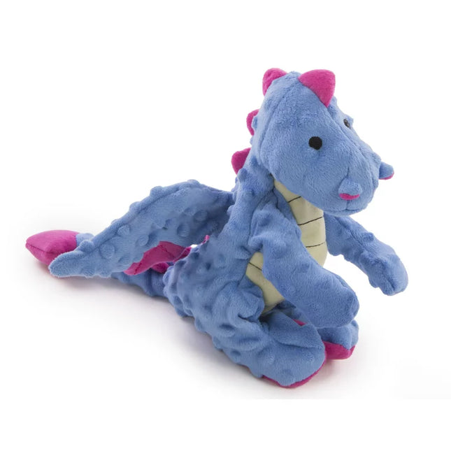 GoDog Dragons™ Plush Dog Toys Small Periwinkle