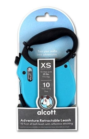 Alcott Adventure Retractable Leash in Blue