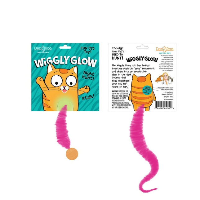 Dezi & Roo Wiggly Glow Cat Toy
