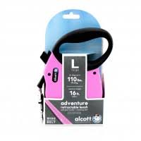 Alcott Adventure Retractable Leash in Pink
