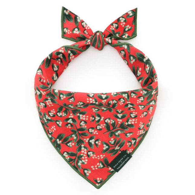 The Foggy Dog - Mistletoe Dog Bandana