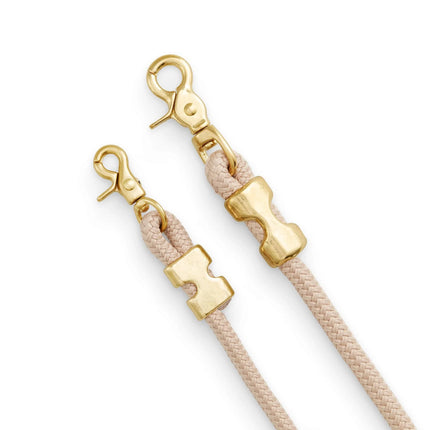 The Foggy Dog Marine Rope Leash - Flax
