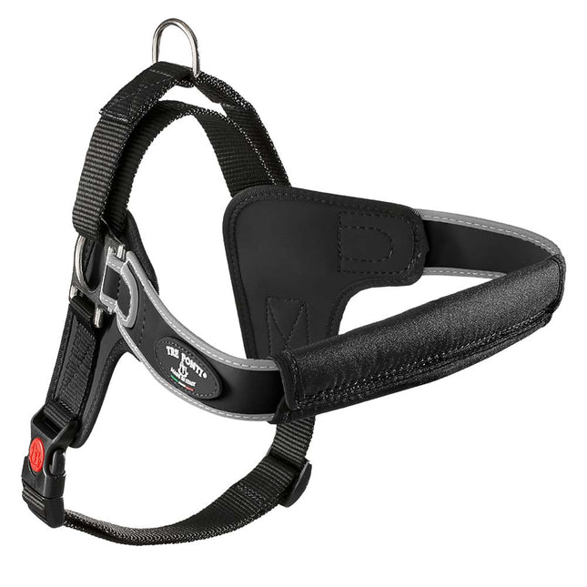 Tre Ponti Forza No Pull Harness Black