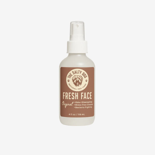 Salka Pet Original Fresh Face Dog Cleanser - Rinse Free Odor Eliminator (formerly The Salty Dog Pet Co.)