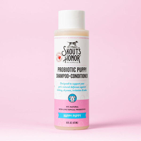Skout's Honor Probiotic Shampoo + Conditioner - Happy Puppy