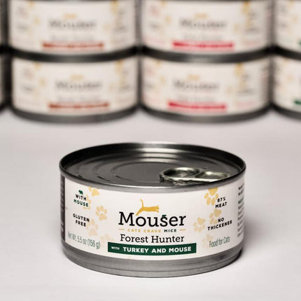 Mouser - Forest Hunter Turkey & Mouse Cat Food 5.5oz