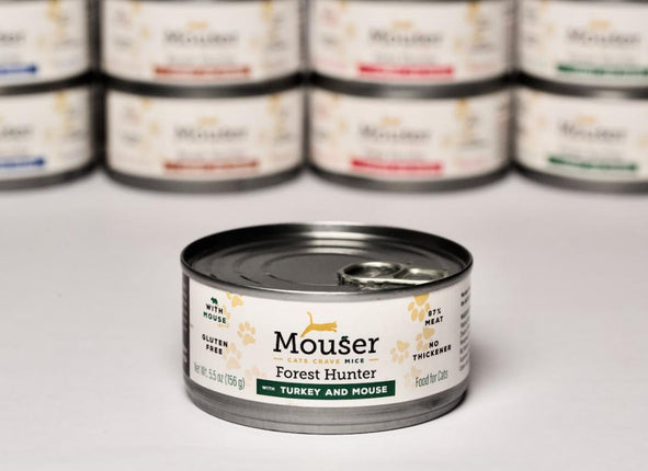 Mouser - Forest Hunter Turkey & Mouse Cat Food 5.5oz