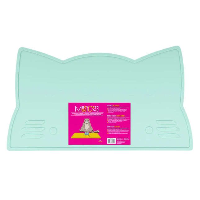 Messy Mutts - Silicone Non-Slip Cat Bowl Mat in Mint