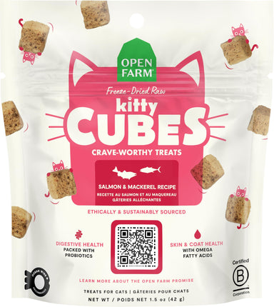 Open Farm Kitty Cubes Salmon & Mackerel 1.5oz