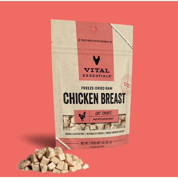 Vital Essentials Cat Freeze-Dried Raw Chicken Breast Treats