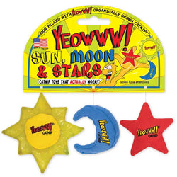 Yeoww! Sun, Moon & Stars Catnip Cat Toy