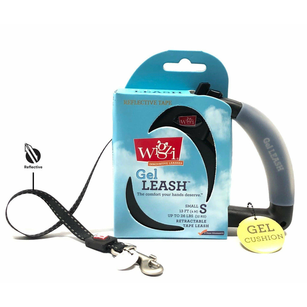 Dog leash with gel handle top