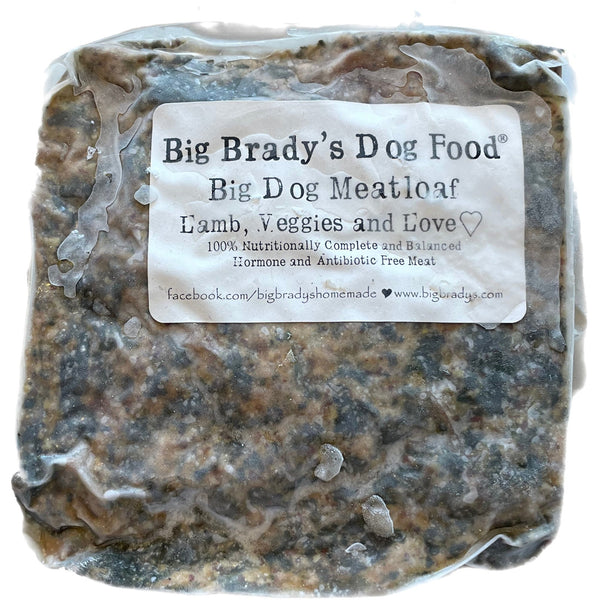 Big Brady's Dog Food - Lamb & Vegetable 1lb Meatloaf