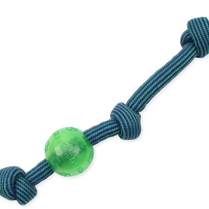 Mammoth Pet Products - Braided 3 Knot Tug with Ball Large