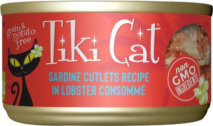 Tiki Cat Grill Sardine Cutlets in Lobster Consomme