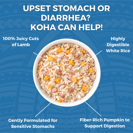 Koha Dog Bland Diets Lamb & White Rice Pouch 12.5oz