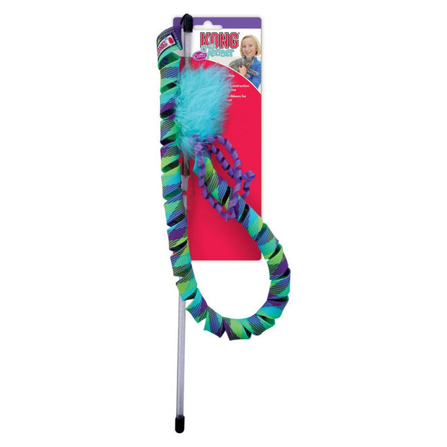 Kong Curlz Wand Teaser Cat Toy