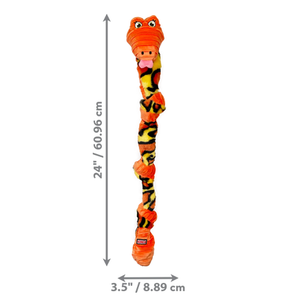 Kong Knots Squeaky Snake Toy M/L