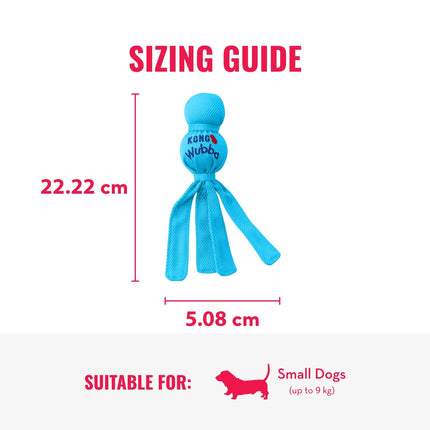 Kong Wubba Puppy Small (Pink/Blue)