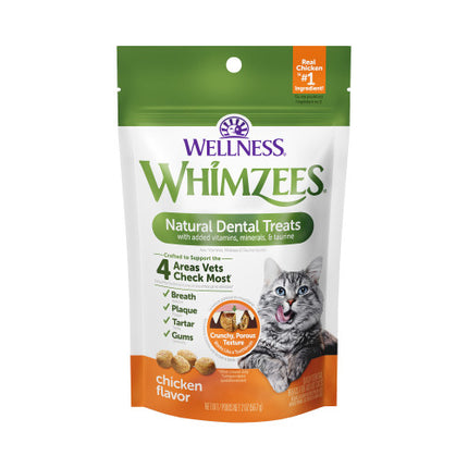 Whimzee Dental Treat Chicken for cats 2oz