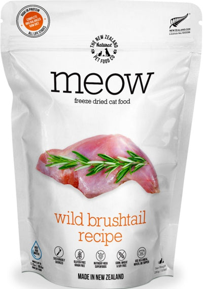 NZ Meow - Freeze-dried Cat Bites Wild Brushtail Recipe