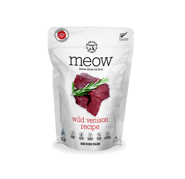 NZ Meow - Freeze-dried Cat Bites Wild Venison Recipe