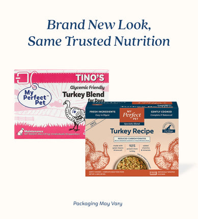 My Perfect Pet Turkey Reduced Carb Blend (Glycemic Friendly) 4lb