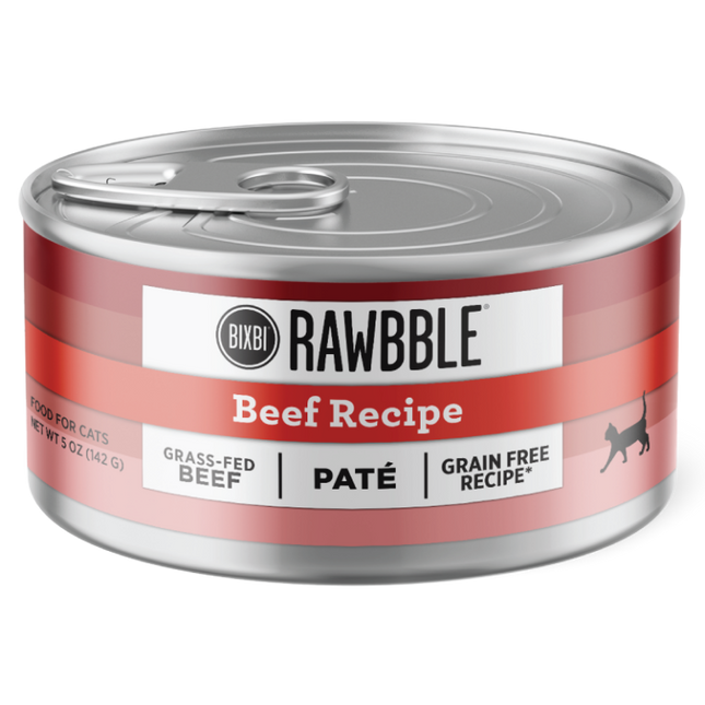 Rawbble® Wet Food for Cats – Beef Paté Recipe  2.75oz