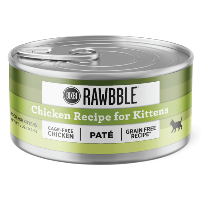 Rawbble® Wet Food for Cats – Chicken Paté for Kittens Recipe  2.75oz