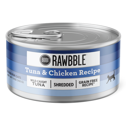 Rawbble® Wet Food for Cats – Shredded Tuna & Chicken Recipe 2.75oz