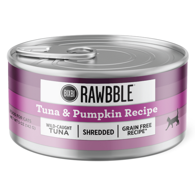 Rawbble® Wet Food for Cats – Shredded Tuna & Pumpkin Recipe 2.75oz