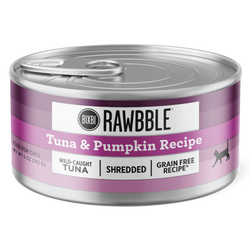 Rawbble® Wet Food for Cats – Shredded Tuna & Pumpkin Recipe 2.75oz