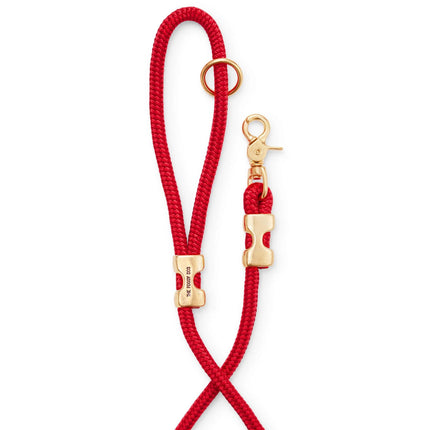 The Foggy Dog Marine Rope Leash - Ruby