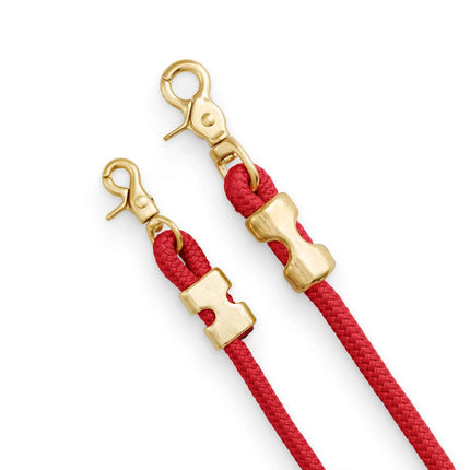 The Foggy Dog Marine Rope Leash - Ruby