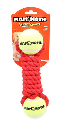 Mammoth Braided Bone With Tennis Balls Medium 9"