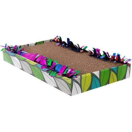 Ware Pet Products Corrugated Fancy Scratcher with Catnip