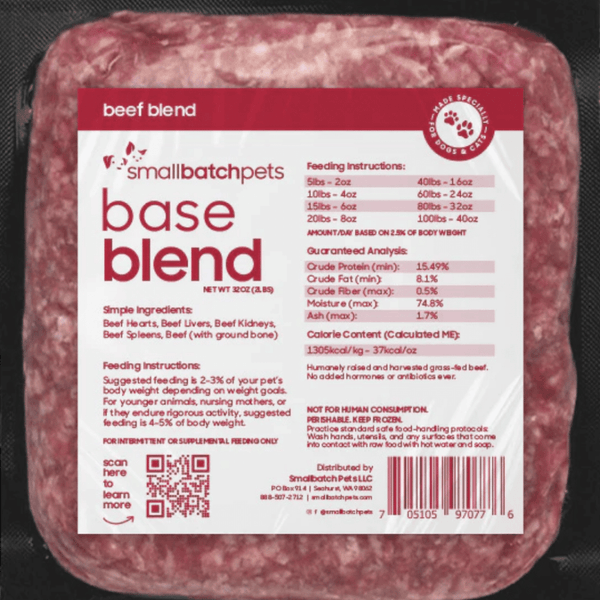 Smallbatch Frozen Base Blend Beef 2lb