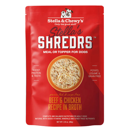 Stella & Chewy Shreds - Beef Chicken Meal/Topper 2.8oz