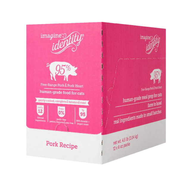 Identity Imagine Gently Cooked Pork Frozen Cat Food