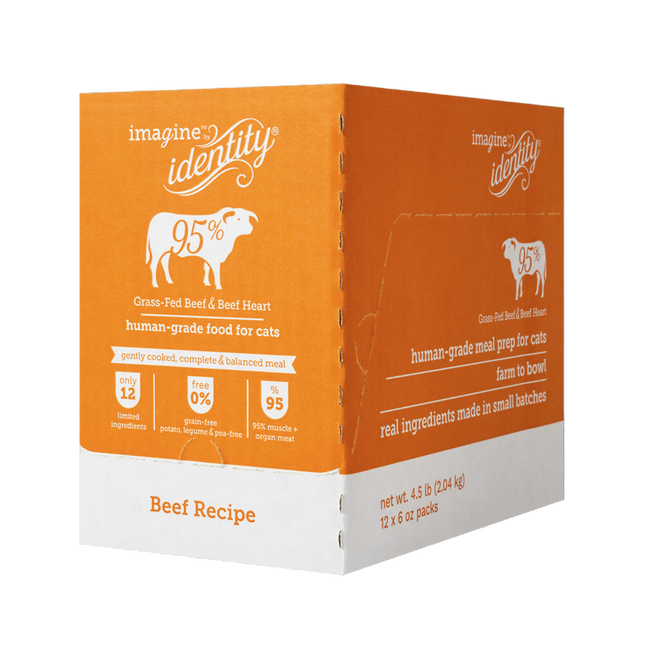 Identity Imagine Gently Cooked Beef Frozen Cat Food
