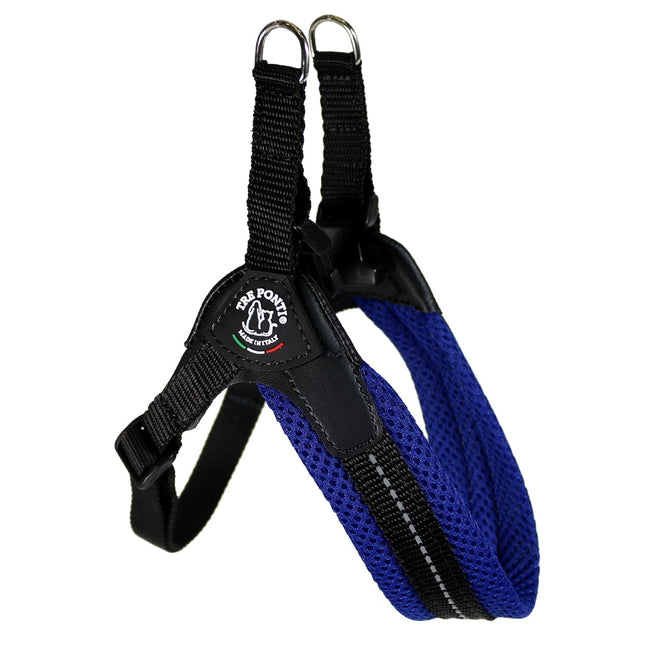 Tre Ponti Adjustable Belly Mess Harness - Blue