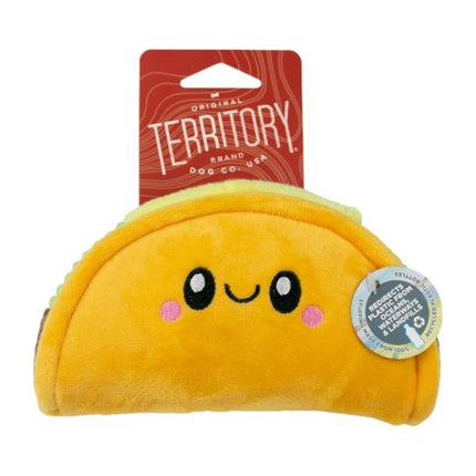 Territory Taco Squeaky Dog Toy