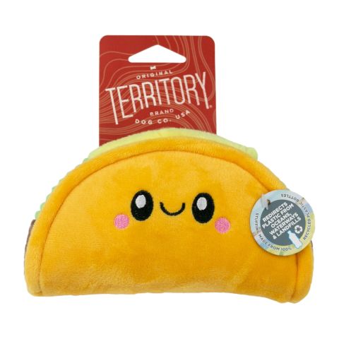 Territory Taco Squeaky Dog Toy