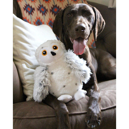 Tall Tails Animated Snow Owl Dog Toy