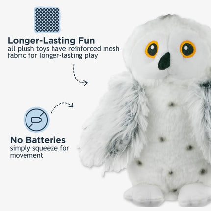 Tall Tails Animated Snow Owl Dog Toy