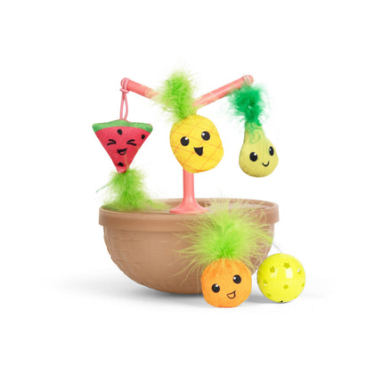 Outward Hound Hunt N' Wobble Fruit Bowl Cat toy