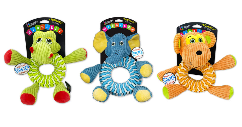 Spunky Pup Wibbleez Round Dog Toy