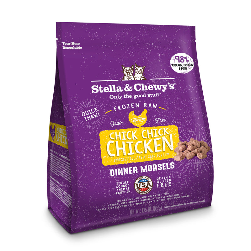 Stella & Chewy's Cat morsels chicken frozen 1.25lb