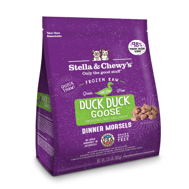 Stella & Chewy's Cat morsels duck frozen 1.25lb