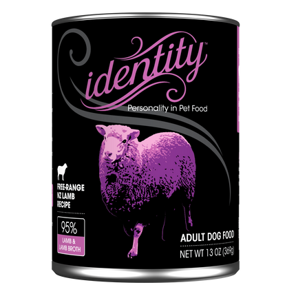 Identity dog lamb 13oz